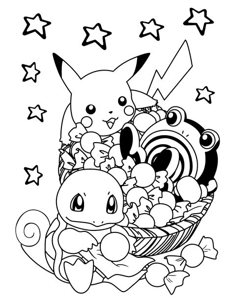 coloring page of pokemon|3000+ FREE Pokemon Coloring Pages